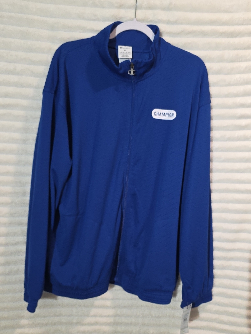 0136 Champion Royal Blue Zip-Up Track Jacket